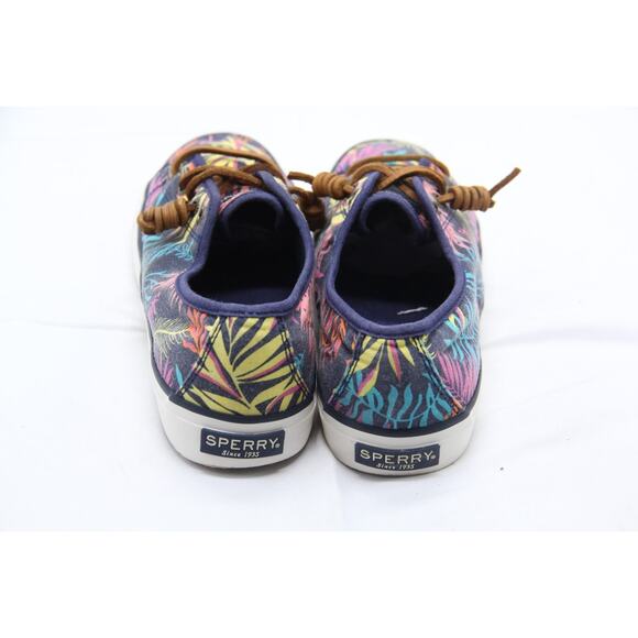 Sperry Top-Sider SEACOAST Shoes Womens Size 7 Tropical Print Canvas Sneakers - Picture 4 of 7